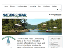 Tablet Screenshot of natureshead.net